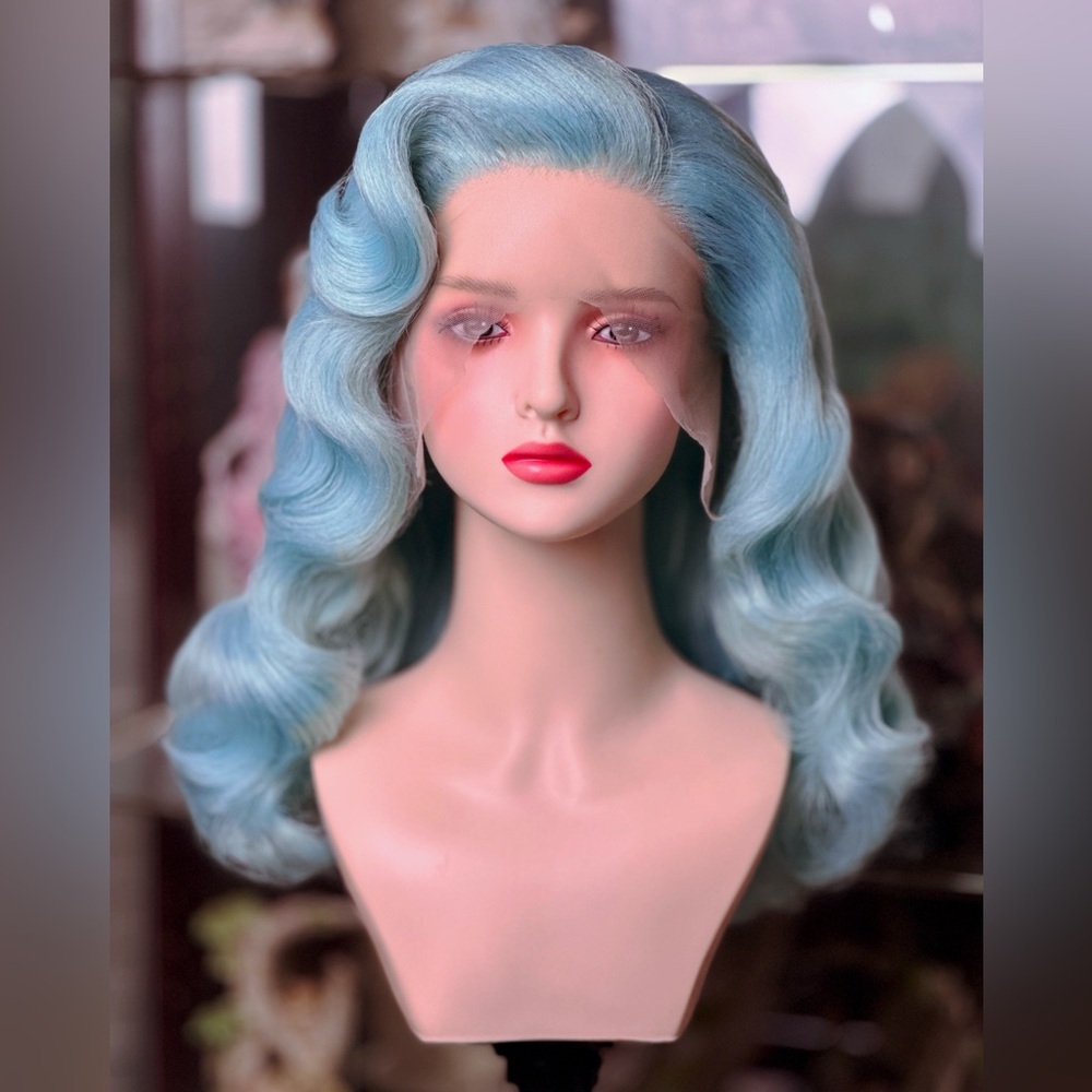 Vixen Pastel Blue Lacefront Wig